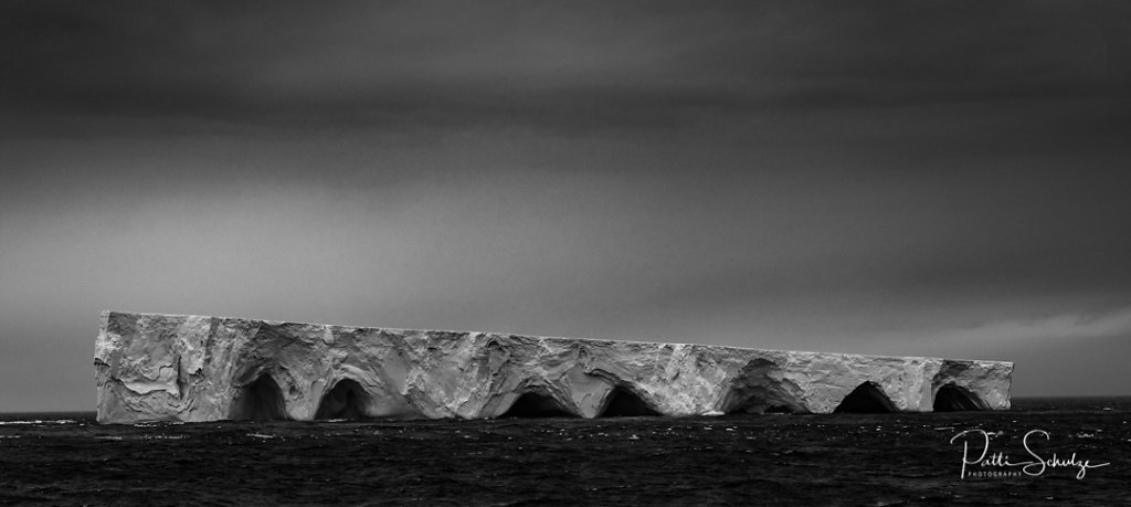 Iceberg in B&W